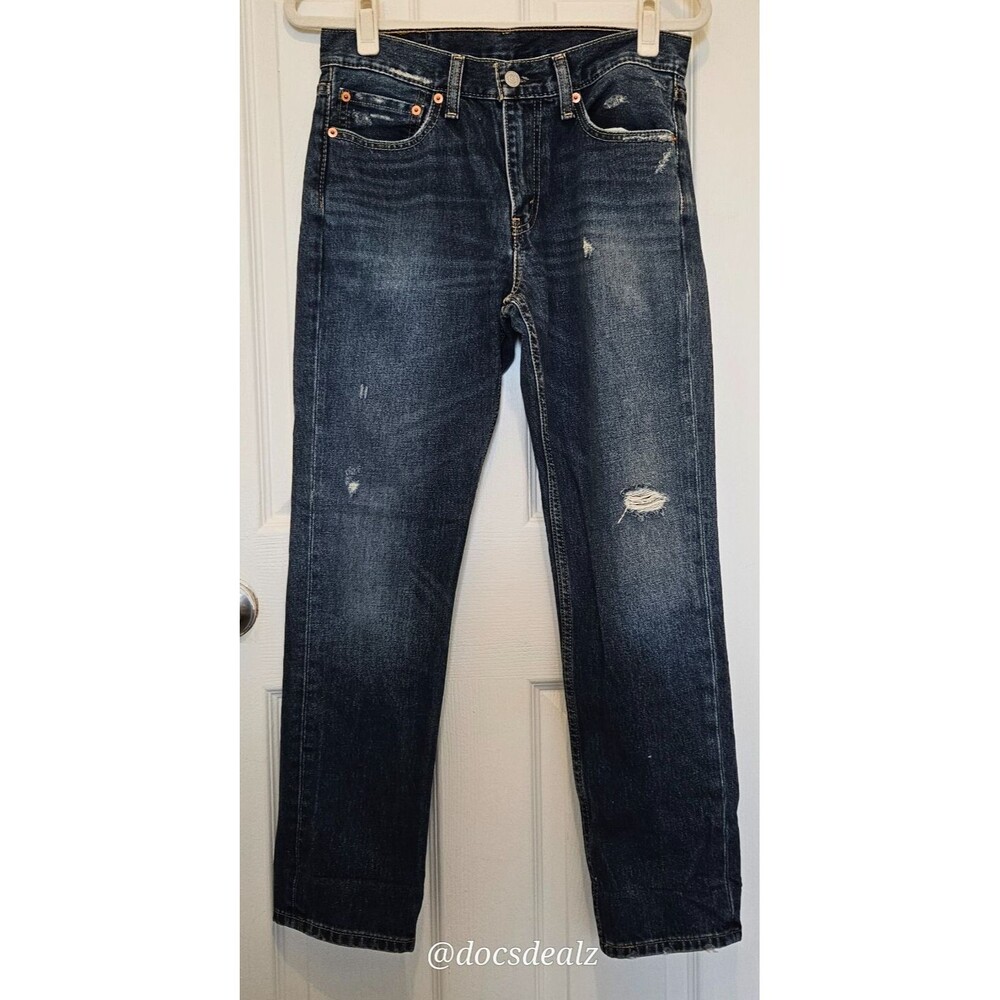 Levi Strauss & Co. Blue Distressed (with rips) Jeans Men's size 31 x 30
